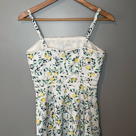 TRISTAN Lemon Citrus Print Cotton Sundress - Picture 6 of 10